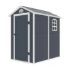 4' X 6' Jasmine Plastic Shed With Foundation Kit (1.34m X 1.92m) 1 4' X 6' Jasmine Plastic Shed With Foundation Kit (1.34m X 1.92m) -Zen Gardenia Sales jasmine4x6apexbun 4x6 jasmine plastic shed with foundation kit cutout1 min 1
