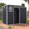 6' X 3' Jasmine Pent Plastic Shed With Foundation Kit (1.92m X 1.09m) -Zen Gardenia Sales jaspent min