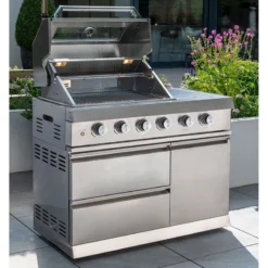 Norfolk Grills Absolute 4 Burner Gas BBQ Grill 12 Norfolk Grills Absolute 4 Burner Gas BBQ Grill -Zen Gardenia Sales kitchen400 sb absolute 4 burner insitu2 min