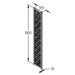 Forest 5'11" X 1' Wisley Diamond Lattice Trellis Panel (1.8m X 0.3m) -Zen Gardenia Sales knl300hd 6