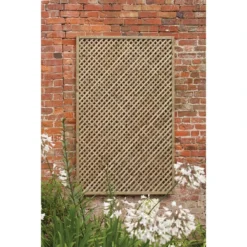 Forest 5'11" X 2'11" Wisley Diamond Lattice Trellis Panel (1.8m X 0.9m) -Zen Gardenia Sales knl900hd 2