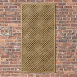 Forest 5'11" X 2'11" Wisley Diamond Lattice Trellis Panel (1.8m X 0.9m) -Zen Gardenia Sales knl900hd 5