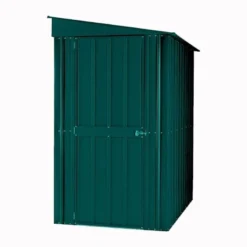 4' X 6' Globel Heritage Green Lean-To Metal Shed (1.24m X 1.8m) -Zen Gardenia Sales lean to 4 3 min