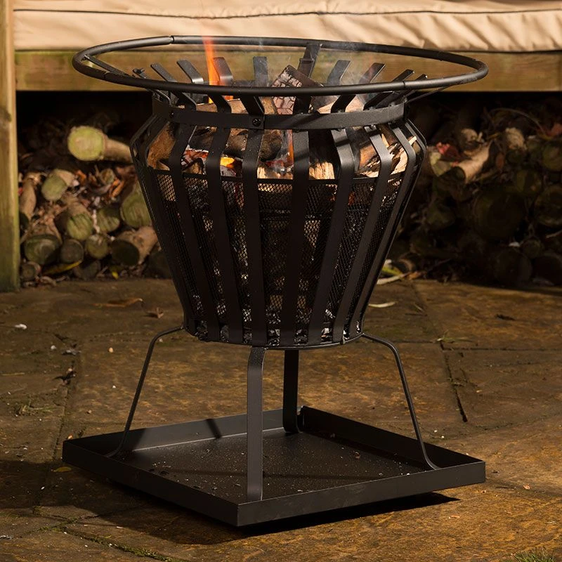 Lifestyle Signa Fire Basket With BBQ Grill 3 Lifestyle Signa Fire Basket With BBQ Grill