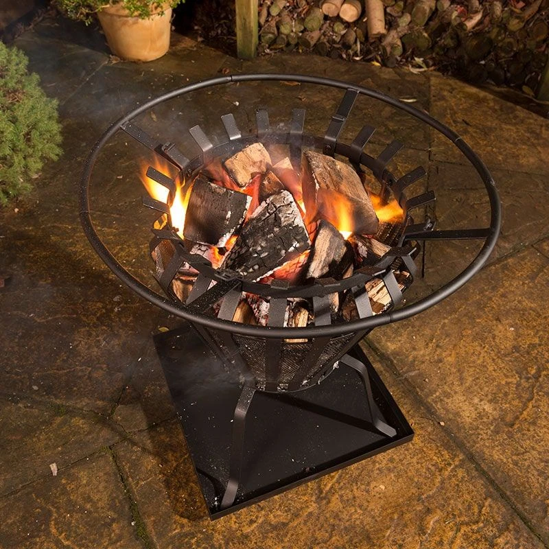 Lifestyle Signa Fire Basket With BBQ Grill 4 Lifestyle Signa Fire Basket With BBQ Grill - Image 2