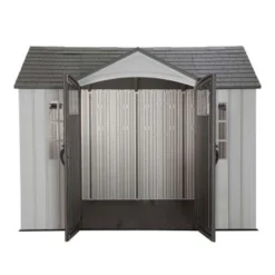 10' X 8' Lifetime New Edition Single Entrance Plastic Shed (3.05m X 2.44m) -Zen Gardenia Sales lft10x860222 lifetime 10x8 single entrance plastic shed new cutout3
