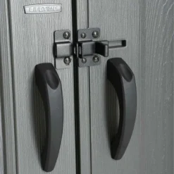 10' X 8' Lifetime New Edition Single Entrance Plastic Shed (3.05m X 2.44m) -Zen Gardenia Sales lft10x860222 lifetime 10x8 single entrance plastic shed new doors1