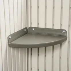 8' X 7.5' Lifetime Special Edition Heavy Duty Plastic Shed (2.43m X 2.28m) 23 8' X 7.5' Lifetime Special Edition Heavy Duty Plastic Shed (2.43m X 2.28m) -Zen Gardenia Sales lifetime 8x7 corner shelf