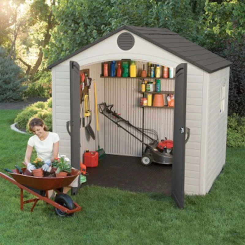 8' X 7.5' Lifetime Special Edition Heavy Duty Plastic Shed (2.43m X 2.28m) 4 8' X 7.5' Lifetime Special Edition Heavy Duty Plastic Shed (2.43m X 2.28m) - Image 2