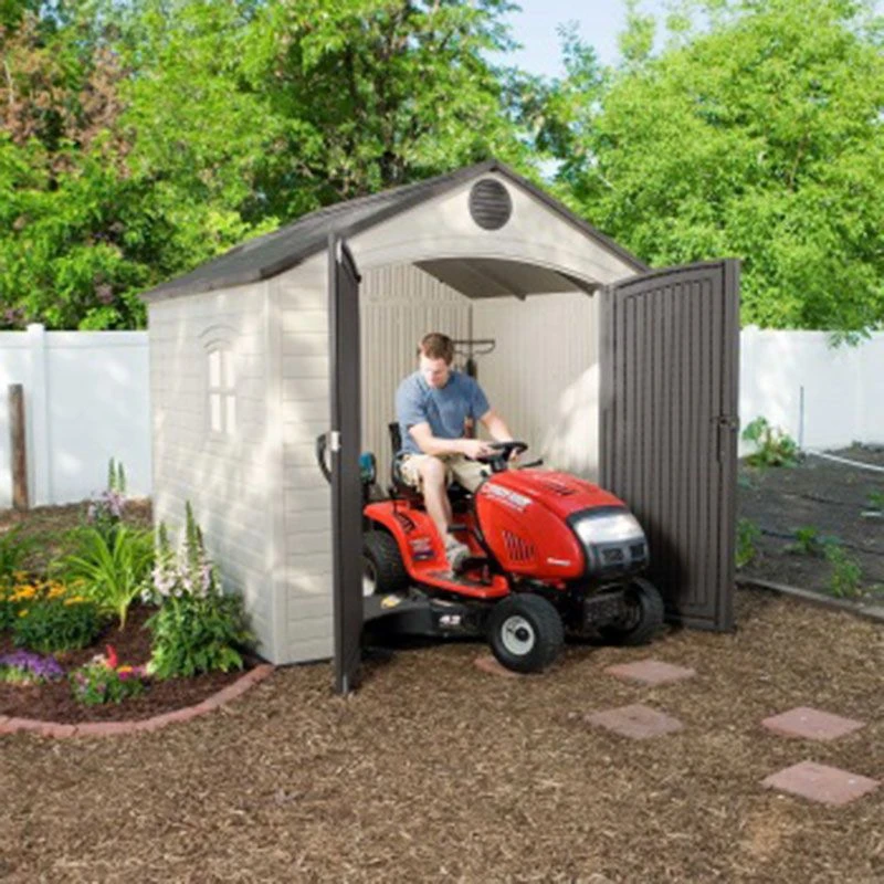 8' X 7.5' Lifetime Special Edition Heavy Duty Plastic Shed (2.43m X 2.28m) 3 8' X 7.5' Lifetime Special Edition Heavy Duty Plastic Shed (2.43m X 2.28m)