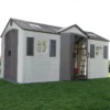 15' X 8' Lifetime Dual Entrance Plastic Shed (4.47m X 2.34m) -Zen Gardenia Sales lifetime15x8de 01