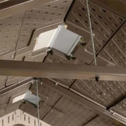 15' X 8' Lifetime Dual Entrance Plastic Shed (4.47m X 2.34m) -Zen Gardenia Sales lifetime15x8de 06