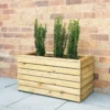 Forest Linear Double Wooden Garden Planter 3'x1' (0.8x0.4m) 1 Forest Linear Double Wooden Garden Planter 3'x1' (0.8x0.4m) -Zen Gardenia Sales linpl80hd 01