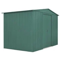 10' X 6' Globel Heritage Green Apex Metal Shed (3.07 X 1.85m) -Zen Gardenia Sales lotus hg 10 feet 40 min