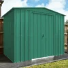 8' X 3' Globel Heritage Green Apex Metal Shed (2.45m X 0.92m) 1 8' X 3' Globel Heritage Green Apex Metal Shed (2.45m X 0.92m) -Zen Gardenia Sales lotus hg 8ft 3 min