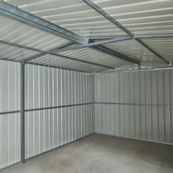 10' X 19' Globel Anthracite Grey Double Door Metal Workshop (3.07m X 5.88m) 25 10' X 19' Globel Anthracite Grey Double Door Metal Workshop (3.07m X 5.88m) -Zen Gardenia Sales lotus1019wsag lotus 10x19 hinged workshop cutout1 4