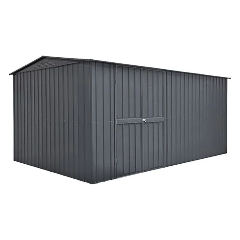 10' X 19' Globel Anthracite Grey Double Door Metal Workshop (3.07m X 5.88m) 8 10' X 19' Globel Anthracite Grey Double Door Metal Workshop (3.07m X 5.88m) - Image 6