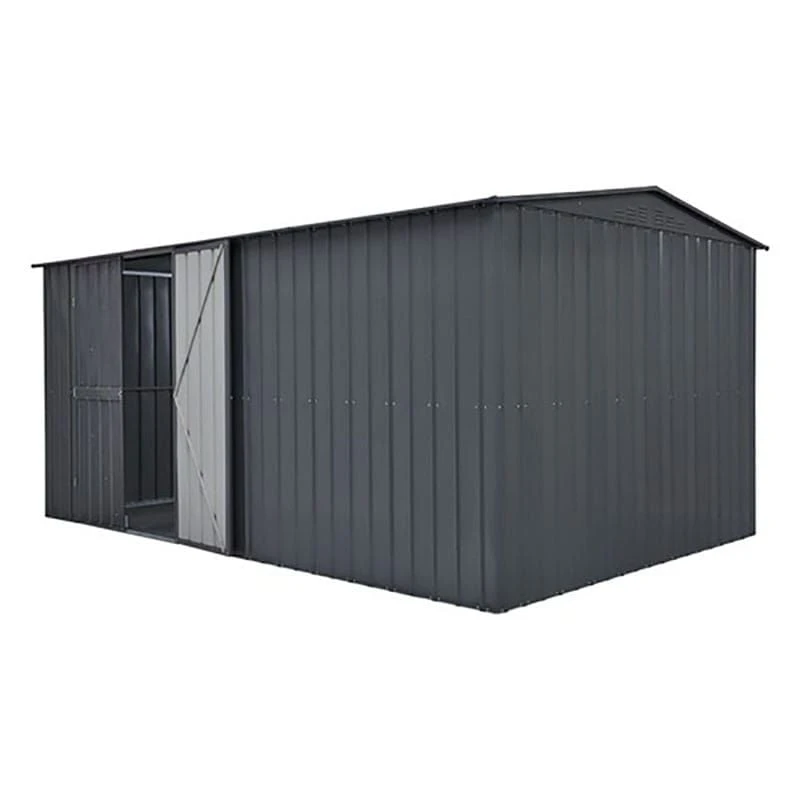 10' X 19' Globel Anthracite Grey Double Door Metal Workshop (3.07m X 5.88m) 6 10' X 19' Globel Anthracite Grey Double Door Metal Workshop (3.07m X 5.88m) - Image 4