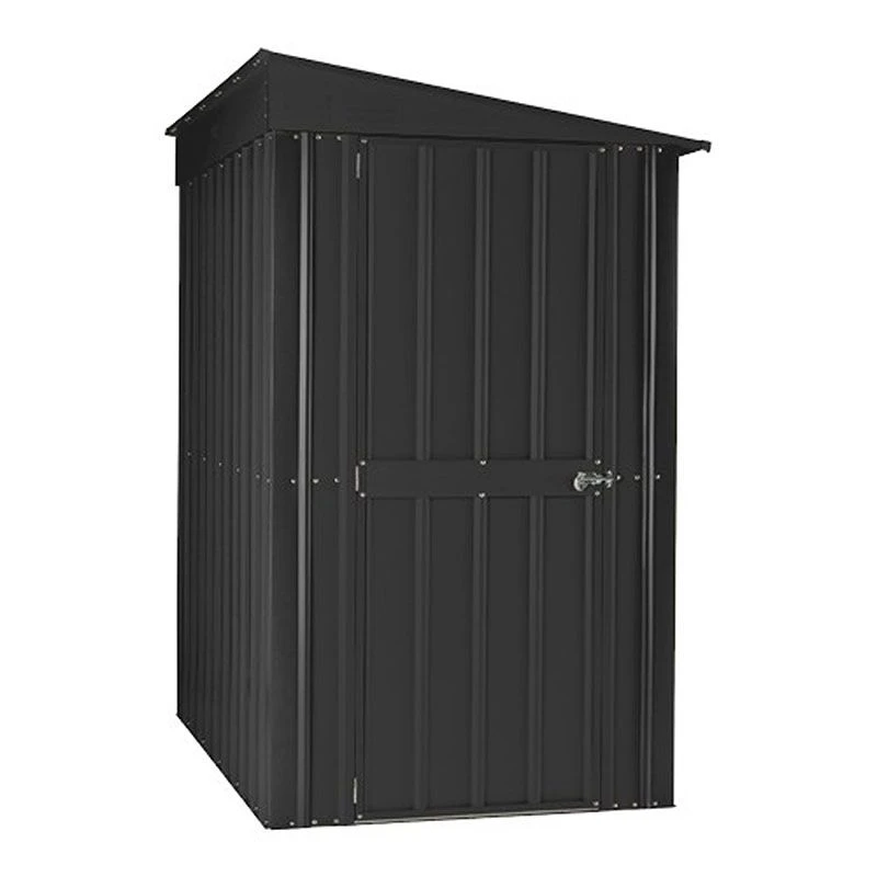 4' X 6' Globel Lean To Anthracite Grey Metal Shed (1.24m X 1.8m) 10 4' X 6' Globel Lean To Anthracite Grey Metal Shed (1.24m X 1.8m) - Image 8