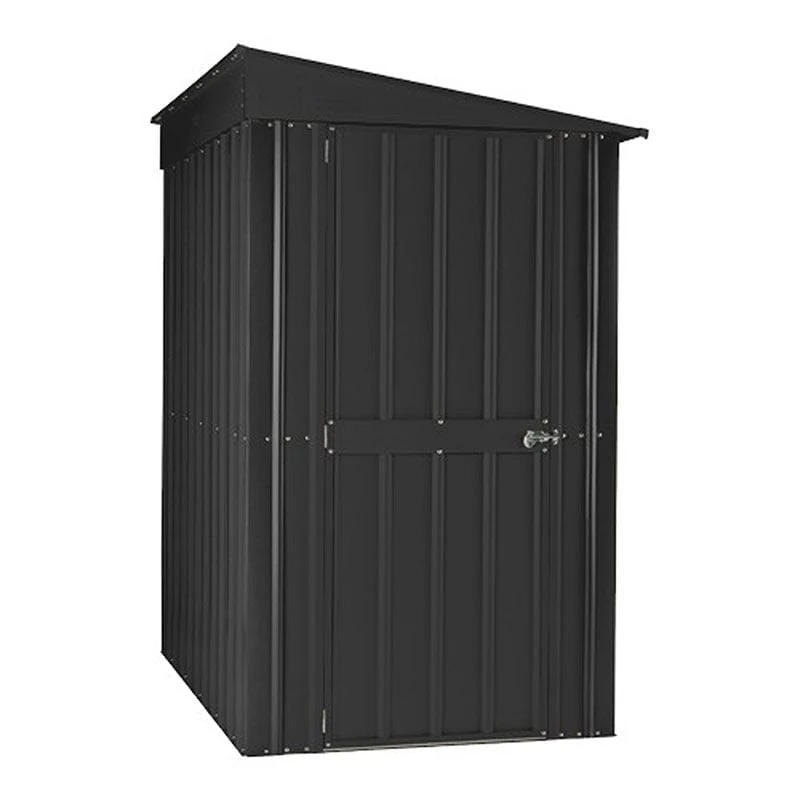 4' X 8' Globel Lean To Anthracite Grey Metal Shed (1.24m X 2.42m) 9 4' X 8' Globel Lean To Anthracite Grey Metal Shed (1.24m X 2.42m) - Image 7