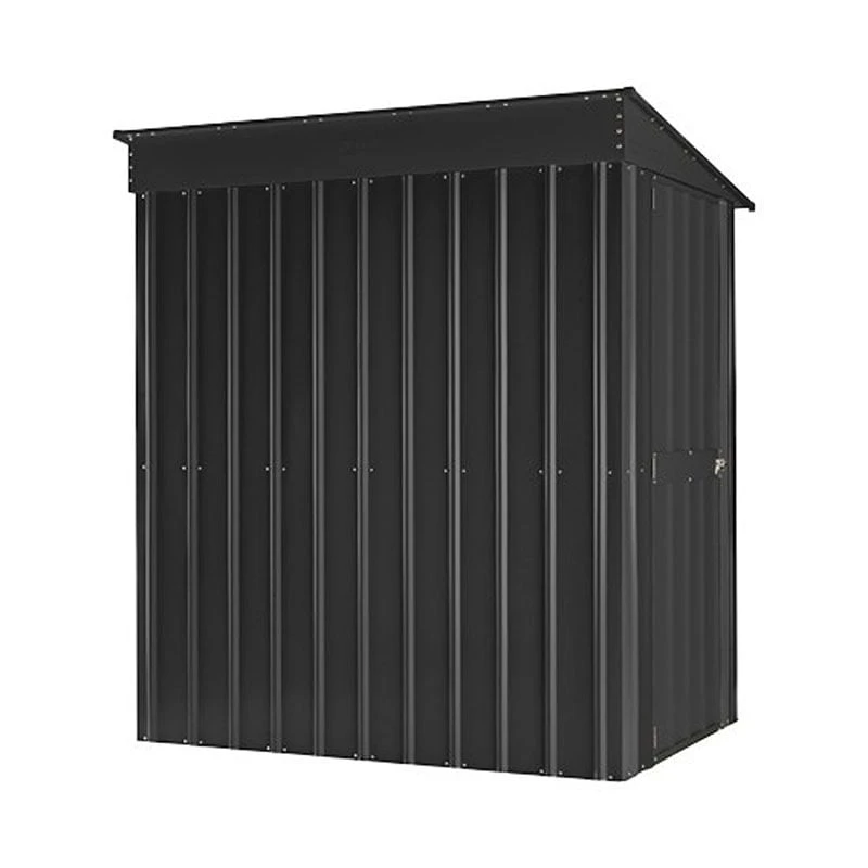 4' X 8' Globel Lean To Anthracite Grey Metal Shed (1.24m X 2.42m) 10 4' X 8' Globel Lean To Anthracite Grey Metal Shed (1.24m X 2.42m) - Image 8