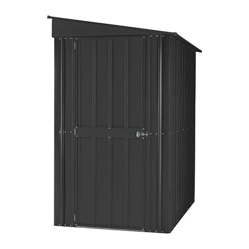 4' X 8' Globel Lean To Anthracite Grey Metal Shed (1.24m X 2.42m) 12 4' X 8' Globel Lean To Anthracite Grey Metal Shed (1.24m X 2.42m) - Image 10