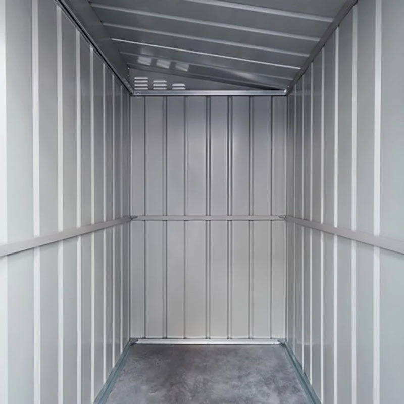 4' X 6' Globel Lean To Anthracite Grey Metal Shed (1.24m X 1.8m) 8 4' X 6' Globel Lean To Anthracite Grey Metal Shed (1.24m X 1.8m) - Image 6