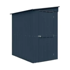 4' X 6' Globel Lean To Anthracite Grey Metal Shed (1.24m X 1.8m) 19 4' X 6' Globel Lean To Anthracite Grey Metal Shed (1.24m X 1.8m) -Zen Gardenia Sales lotus4x6leantoags 4x6 lotus lean to grey metal shed cutout4 min