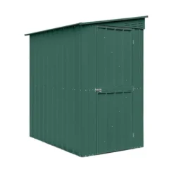 4' X 6' Globel Heritage Green Lean-To Metal Shed (1.24m X 1.8m)