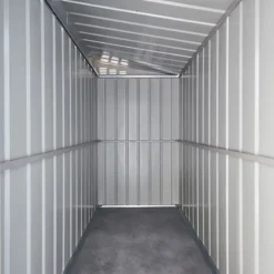 4' X 8' Globel Lean-To Heritage Green Metal Shed (1.24m X 2.42m) 25 4' X 8' Globel Lean-To Heritage Green Metal Shed (1.24m X 2.42m) -Zen Gardenia Sales lotus4x8leantohgs 4x8 lotus lean to green metal shed close up4 min