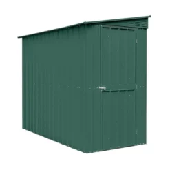 4' X 8' Globel Lean-To Heritage Green Metal Shed (1.24m X 2.42m)