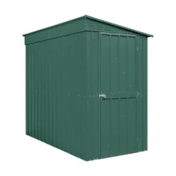 4' X 8' Globel Lean-To Heritage Green Metal Shed (1.24m X 2.42m) 22 4' X 8' Globel Lean-To Heritage Green Metal Shed (1.24m X 2.42m) -Zen Gardenia Sales lotus4x8leantohgs 4x8 lotus lean to green metal shed cutout2 min