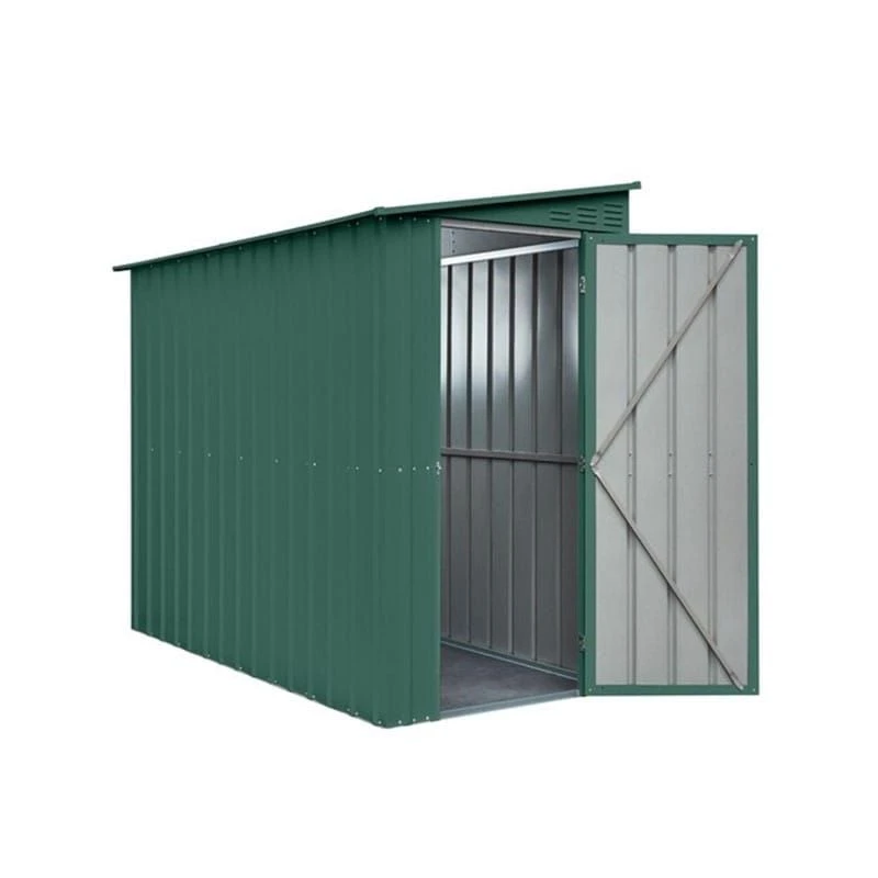 4' X 8' Globel Lean-To Heritage Green Metal Shed (1.24m X 2.42m) 4 4' X 8' Globel Lean-To Heritage Green Metal Shed (1.24m X 2.42m) - Image 2