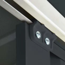 6' X 5' Globel Anthracite Grey Apex Metal Shed (1.71m X 1.44m) 36 6' X 5' Globel Anthracite Grey Apex Metal Shed (1.71m X 1.44m) -Zen Gardenia Sales lotus6x5ags 6x5 lotus anthracite grey apex metal shed track1 min