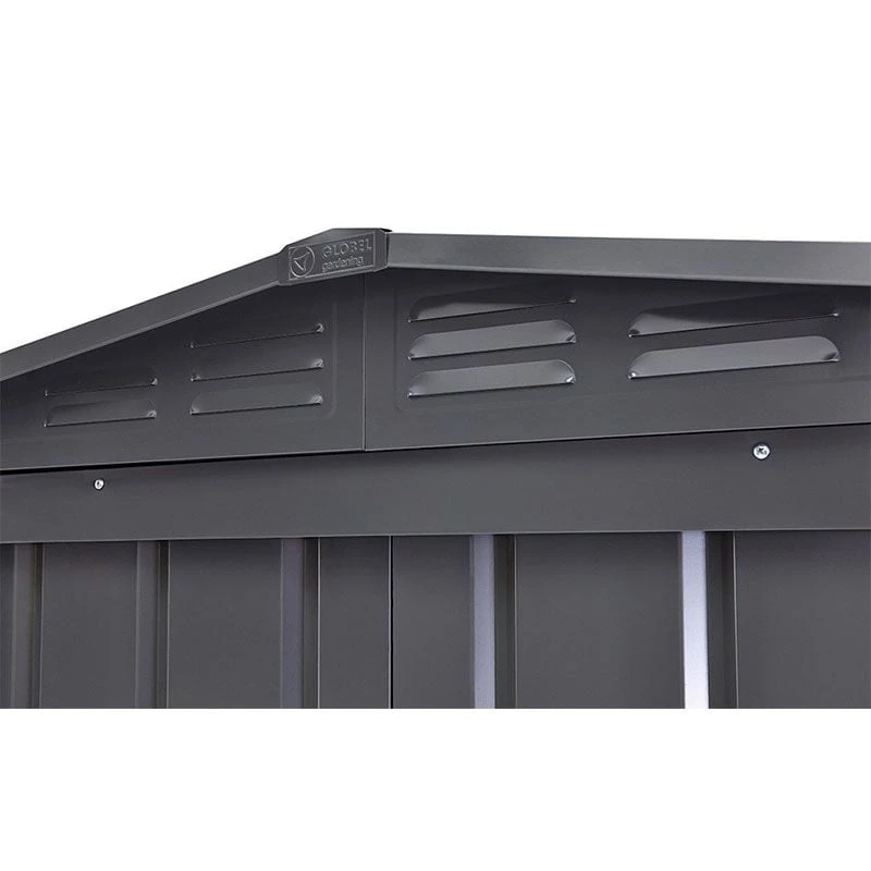 6' X 5' Globel Anthracite Grey Apex Metal Shed (1.71m X 1.44m) 9 6' X 5' Globel Anthracite Grey Apex Metal Shed (1.71m X 1.44m) - Image 7