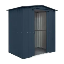 6' X 5' Globel Anthracite Grey Apex Metal Shed (1.71m X 1.44m) 27 6' X 5' Globel Anthracite Grey Apex Metal Shed (1.71m X 1.44m) -Zen Gardenia Sales lotus6x5ags 6x5 lotus grey apex metal shed cutout2 min