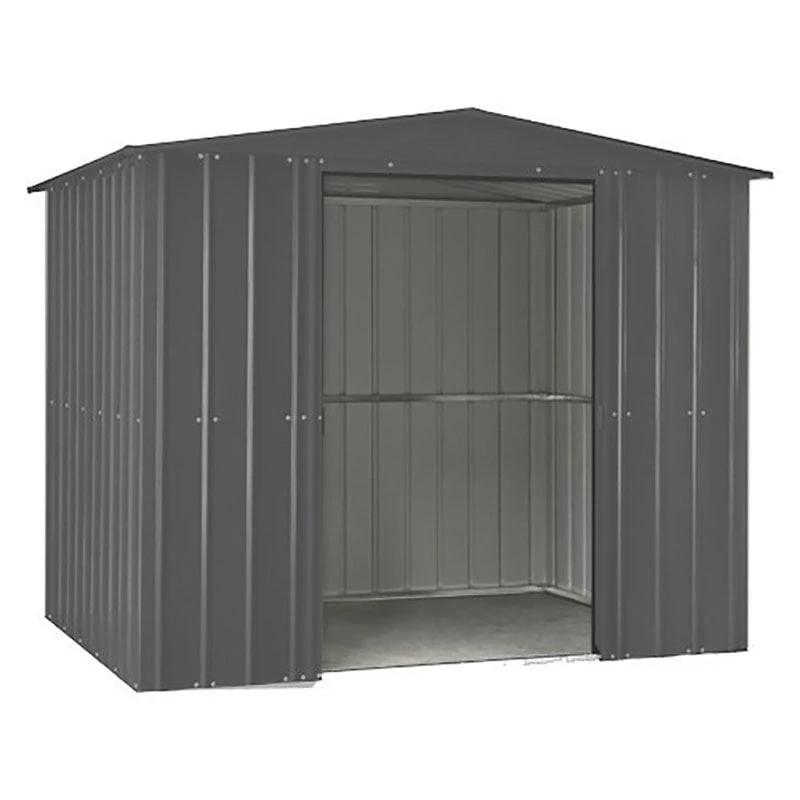 8' X 8' Globel Anthracite Grey Apex Metal Shed (2.45m X 2.47m) 8 8' X 8' Globel Anthracite Grey Apex Metal Shed (2.45m X 2.47m) - Image 6