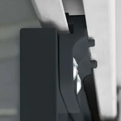 8' X 3' Globel Anthracite Grey Apex Metal Shed (2.34m X 0.82m) -Zen Gardenia Sales lotus8x3ags 8x3 lotus anthracite grey apex metal shed track2 min