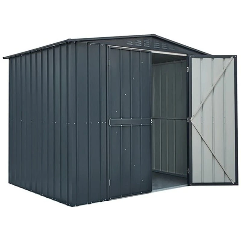 8' X 6' Globel Metal Shed & Mobility Scooter Store (2.45m X 1.85m) 7 8' X 6' Globel Metal Shed & Mobility Scooter Store (2.45m X 1.85m) - Image 5