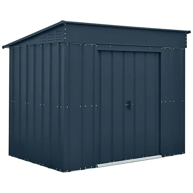 6' X 4' Globel Anthracite Grey Low Pent Metal Shed (1.8m X 1.24m) 12 6' X 4' Globel Anthracite Grey Low Pent Metal Shed (1.8m X 1.24m) - Image 10