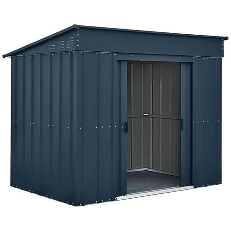 6' X 4' Globel Anthracite Grey Low Pent Metal Shed (1.8m X 1.24m) 11 6' X 4' Globel Anthracite Grey Low Pent Metal Shed (1.8m X 1.24m) - Image 9