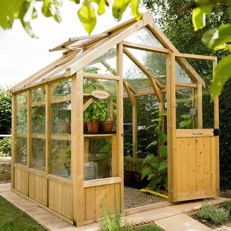 8'x6' Forest Vale Victorian Wooden Greenhouse (2.4x1.8m) - Installation Included 4 8'x6' Forest Vale Victorian Wooden Greenhouse (2.4x1.8m) - Installation Included - Image 2