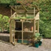 4'x2' Forest Wooden Small Mini Lean To Greenhouse (1.2x0.62m) -Zen Gardenia Sales mgh mini greenhouse 1b