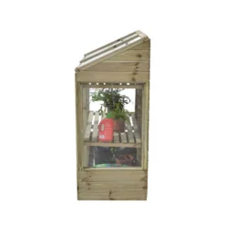 4'x2' Forest Wooden Small Mini Lean To Greenhouse (1.2x0.62m) -Zen Gardenia Sales mgh mini greenhouse 7