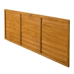 Forest 6' X 3' Straight Cut Overlap Fence Panel (1.83m X 0.91m) -Zen Gardenia Sales olfp36 3x6 cutout2 min