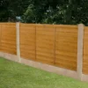 Forest 6' X 3' Straight Cut Overlap Fence Panel (1.83m X 0.91m) -Zen Gardenia Sales olfp36 3x6 insitu min