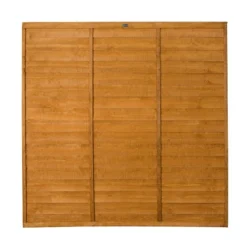 Forest 6' X 6' Straight Cut Overlap Fence Panel (1.83m X 1.83m) -Zen Gardenia Sales olfp66 6x6 cutout1 min
