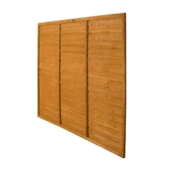 Forest 6' X 6' Straight Cut Overlap Fence Panel (1.83m X 1.83m) -Zen Gardenia Sales olfp66 6x6 cutout2 min