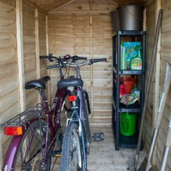 6' X 4' Forest 4Life 25yr Guarantee Overlap Pressure Treated Windowless Apex Wooden Shed (1.89m X 1.34m) -Zen Gardenia Sales opa46nwm internals 2 square min 1