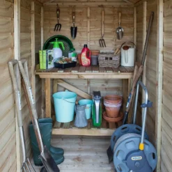 6' X 4' Forest 4Life 25yr Guarantee Overlap Pressure Treated Windowless Apex Wooden Shed (1.89m X 1.34m) -Zen Gardenia Sales opa46nwm internals 5 square min 1